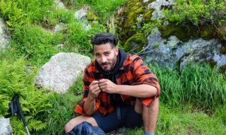 Enjoying a picnic in the forest during the Chamonix Valley Treks, the Best Day Hikes Around Mont Blanc with the Life Happens Outdoors team.