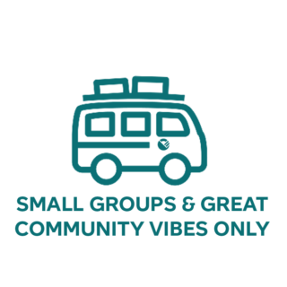 Small groups and great community vibes only