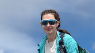 Life Happens Outdoors regular Galina relaxing in the sun at Horombo Hut on Kilimanjaro during the team’s rest day.