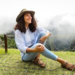 LHO Team Leader Menna Emad in Machu Picchu during the Machu Picchu Trek by the Inca Trail with the Life Happens Outdoors team.